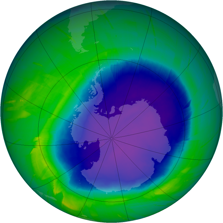 Ozone Map 2010-09-29